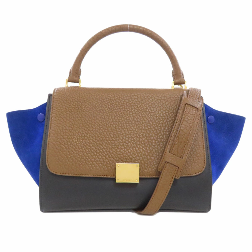 Celine Trapeze 2way Calfskin Leather Shoulder bag leather - Picture 11 of 11